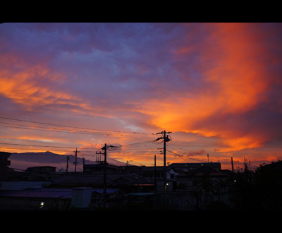 フェイスブック賞「夕焼け」室伏 かなえさん