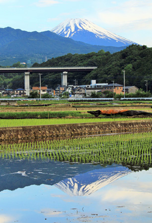 最優秀賞「逆さ富士」衛藤一男さん