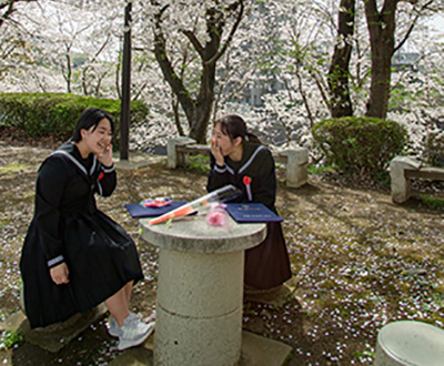 入選「高校は別々だね」中尾田真由美さん